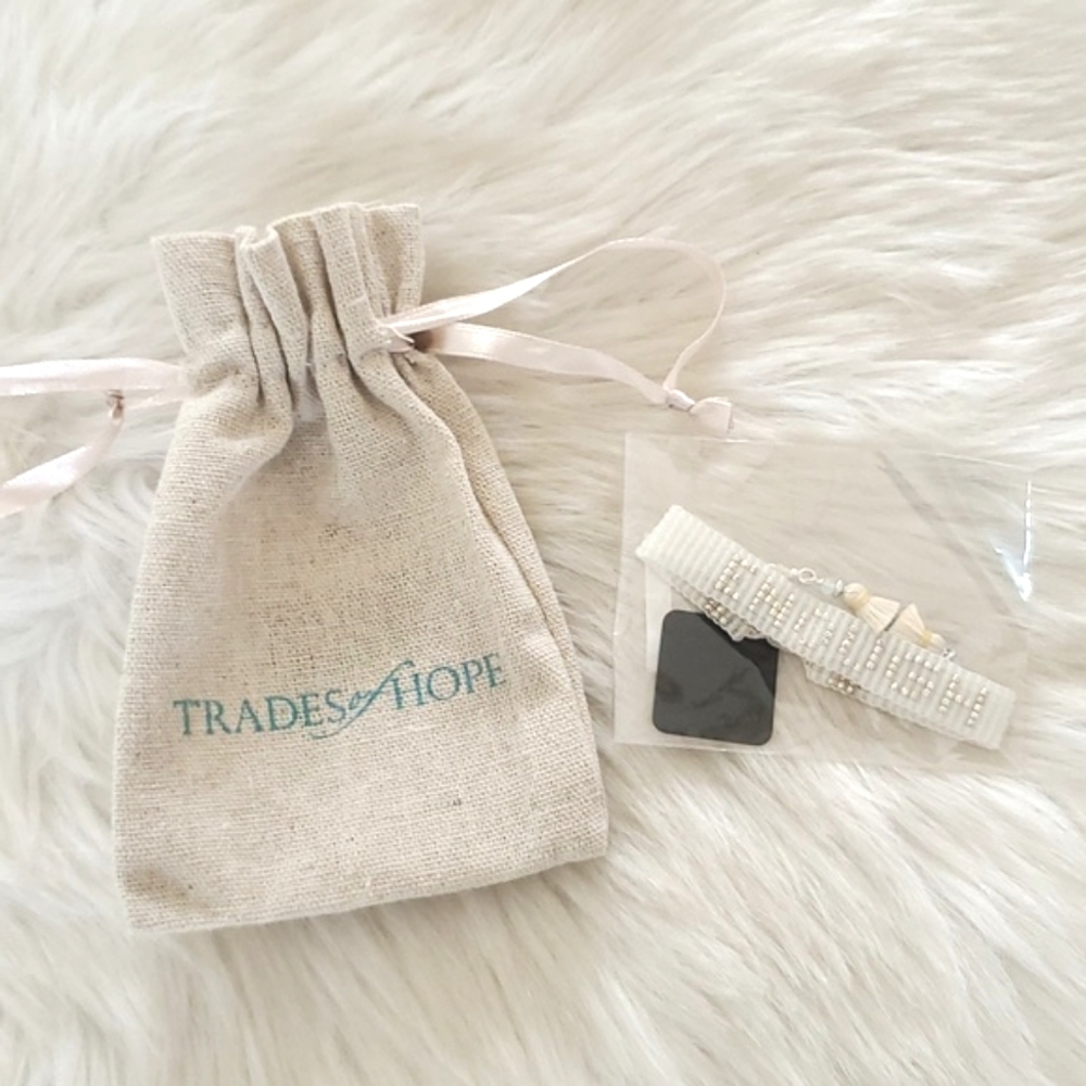 NEW Trades of Hope bracelet and pouch